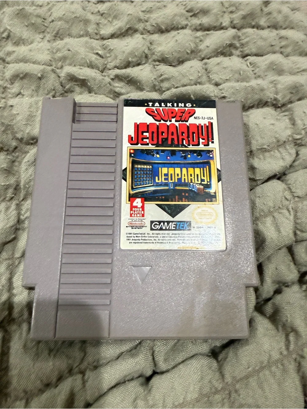 Nintendo NES Talking Super Jeopardy! Game